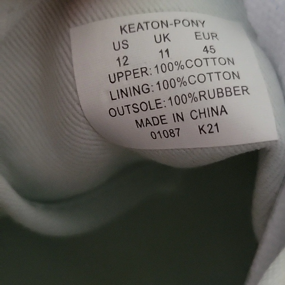 NEW! POLO BY RALPH LAUREN Keaton Leather Trim Signature Pony Canvas Sneakers 12.